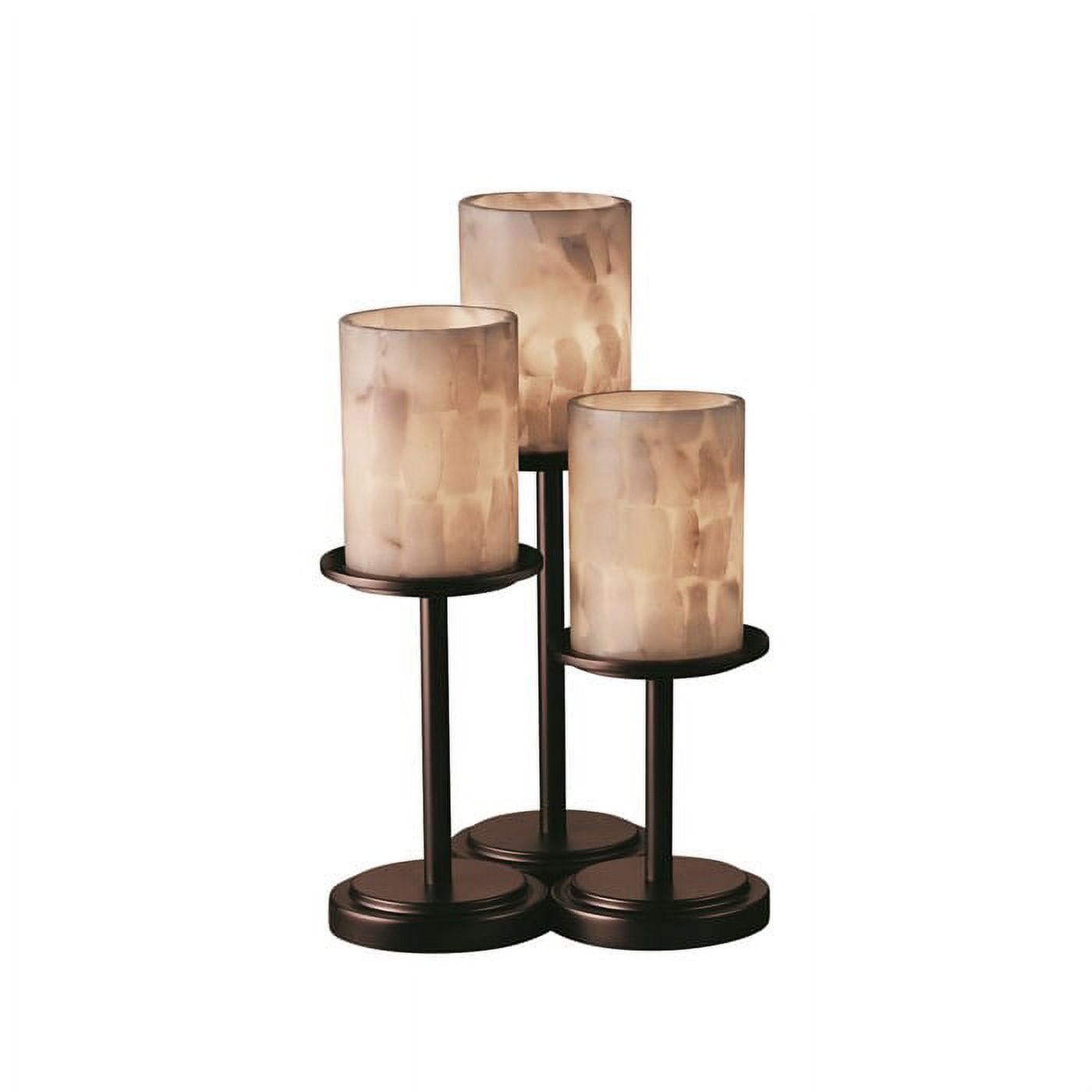 Justice Design Group Alr-8797 Table Lamp From The Alabaster Rocks! Collection - Bronze