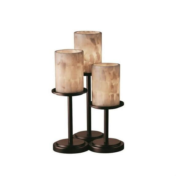Justice Design Group Alr-8797 Table Lamp From The Alabaster Rocks! Collection - Bronze