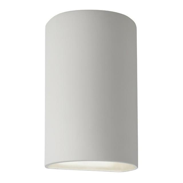 Justice Design Group Cer-5265W Ambiance 2 Light 13" Tall Led Cylinder Outdoor Wall Sconce