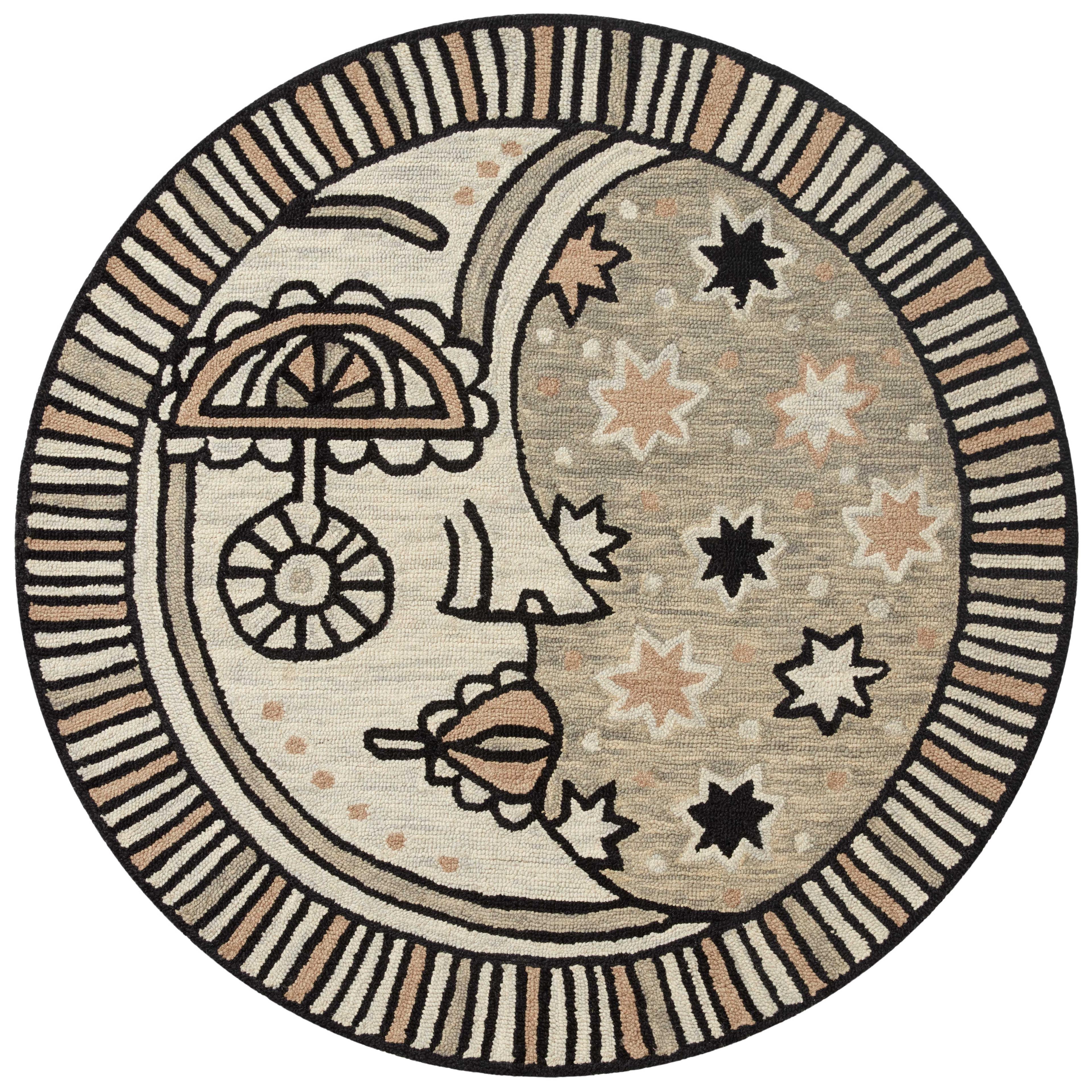 Ayo Hand Hooked Wool Abstract Rug