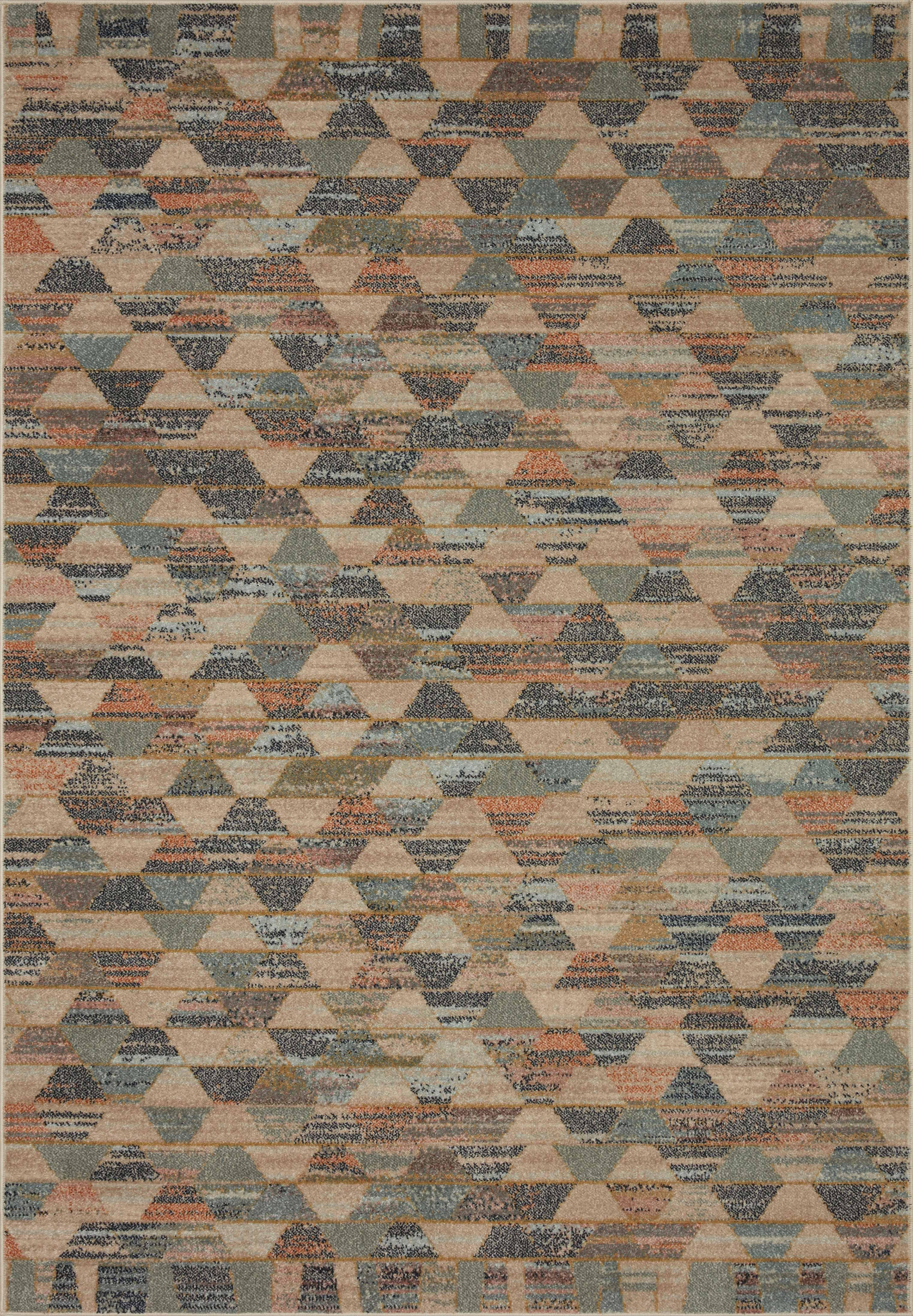 Justina Blakeney x Loloi Chalos Collection Natural / Multi Contemporary Area Rug 2'-3" x 4'-0"