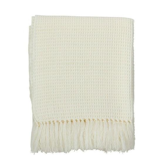 Saro Sevan Collection Hand Woven Throw Blanket