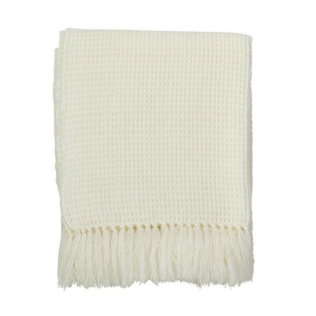 Saro Sevan Collection Hand Woven Throw Blanket