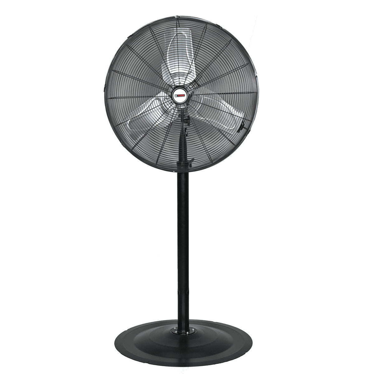 K Tool 77723 24" Waterproof Non-Oscillating Pedestal Fan