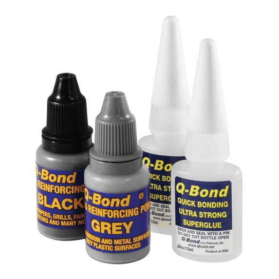 K Tool International Q-BOND KIT Fast Acting Automotive Adhesives, 0.32 oz Bottle