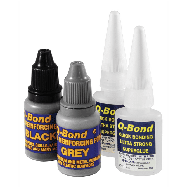 K Tool International Q-BOND KIT Fast Acting Automotive Adhesives, 0.32 oz Bottle