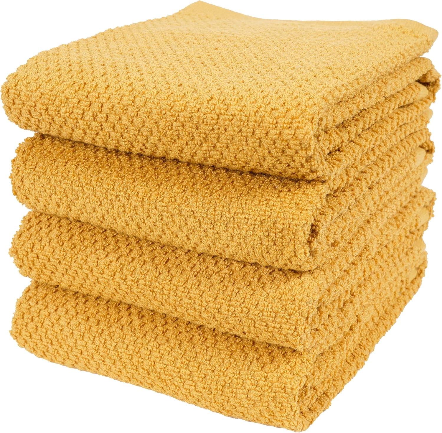 KAF Home Popcorn Terry Towels (Set of 4)