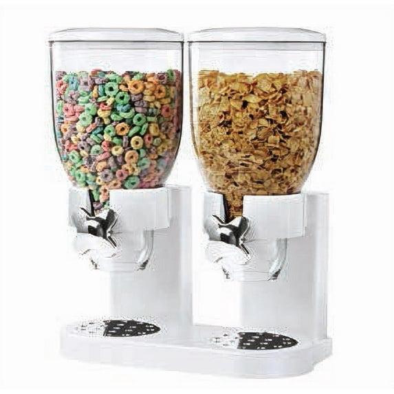 Prep & Savour Denajia Dry Food Cereal Double Dispenser Box Container