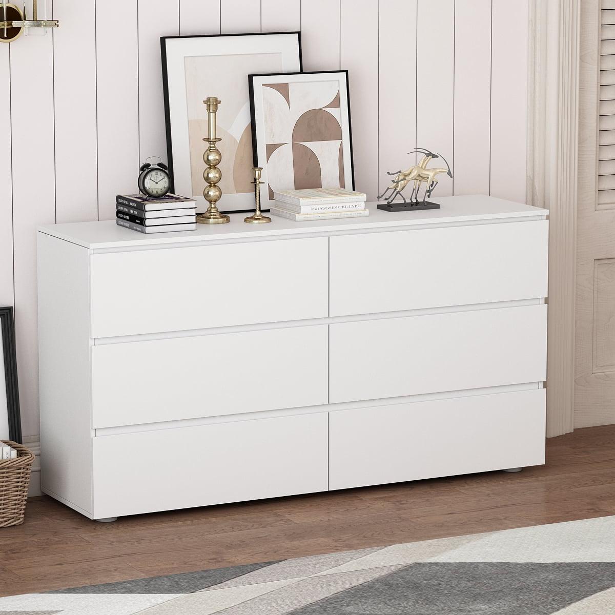 White Nursery Dresser with Soft Close Drawers