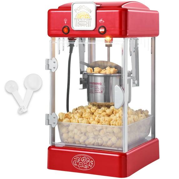 Stellweilan Tessberg Popcorn Popper Machine Tabletop Popcorn Maker 300W 2.5 Oz Red