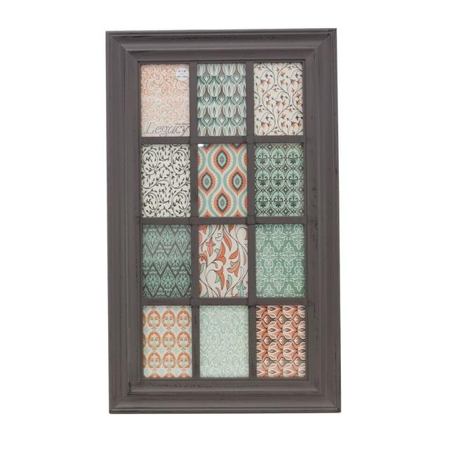 KG Collage Frame, Grey, Holds 12 4x6”
