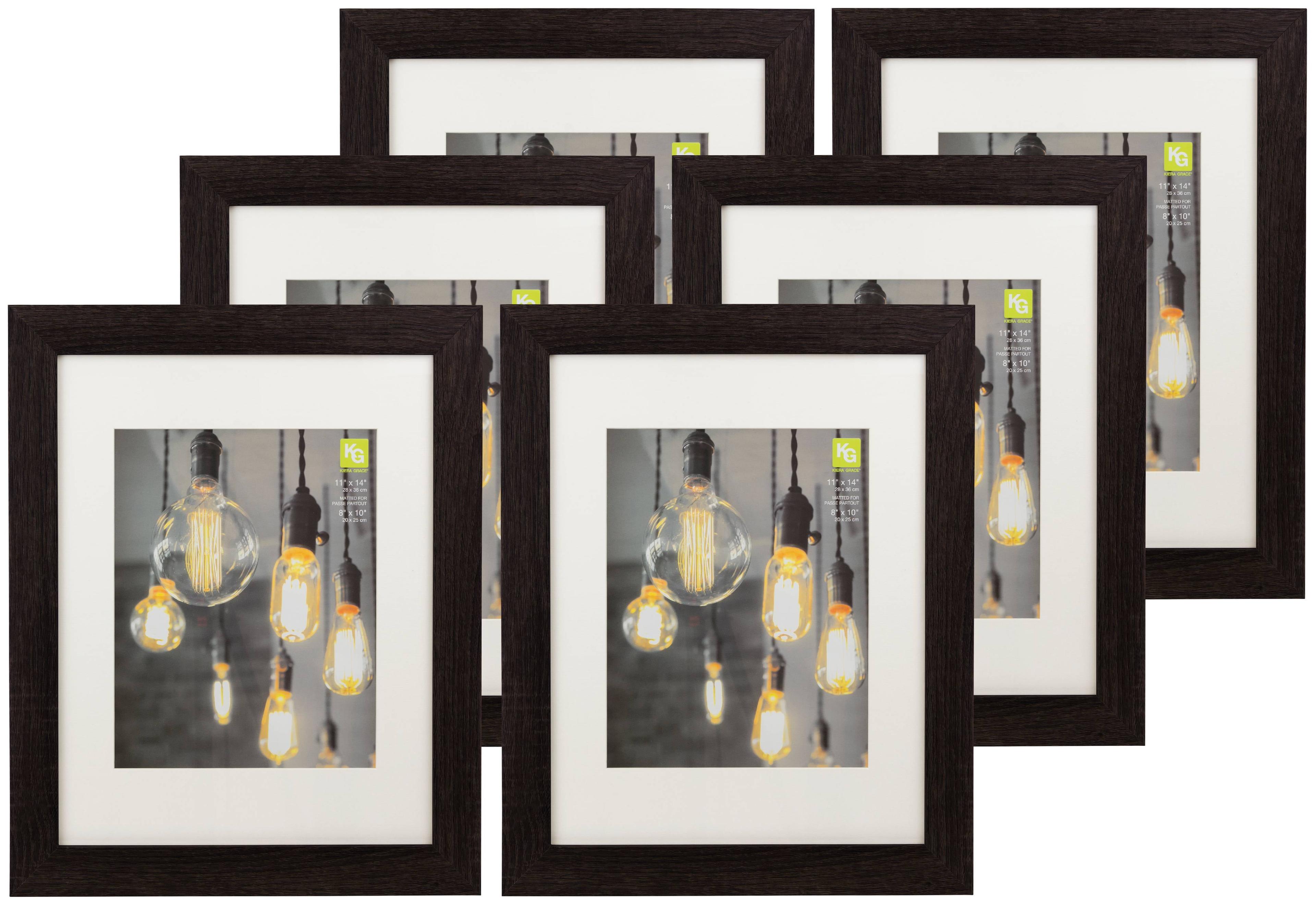 KG Loft Photo Frame, Black, 6-Pack