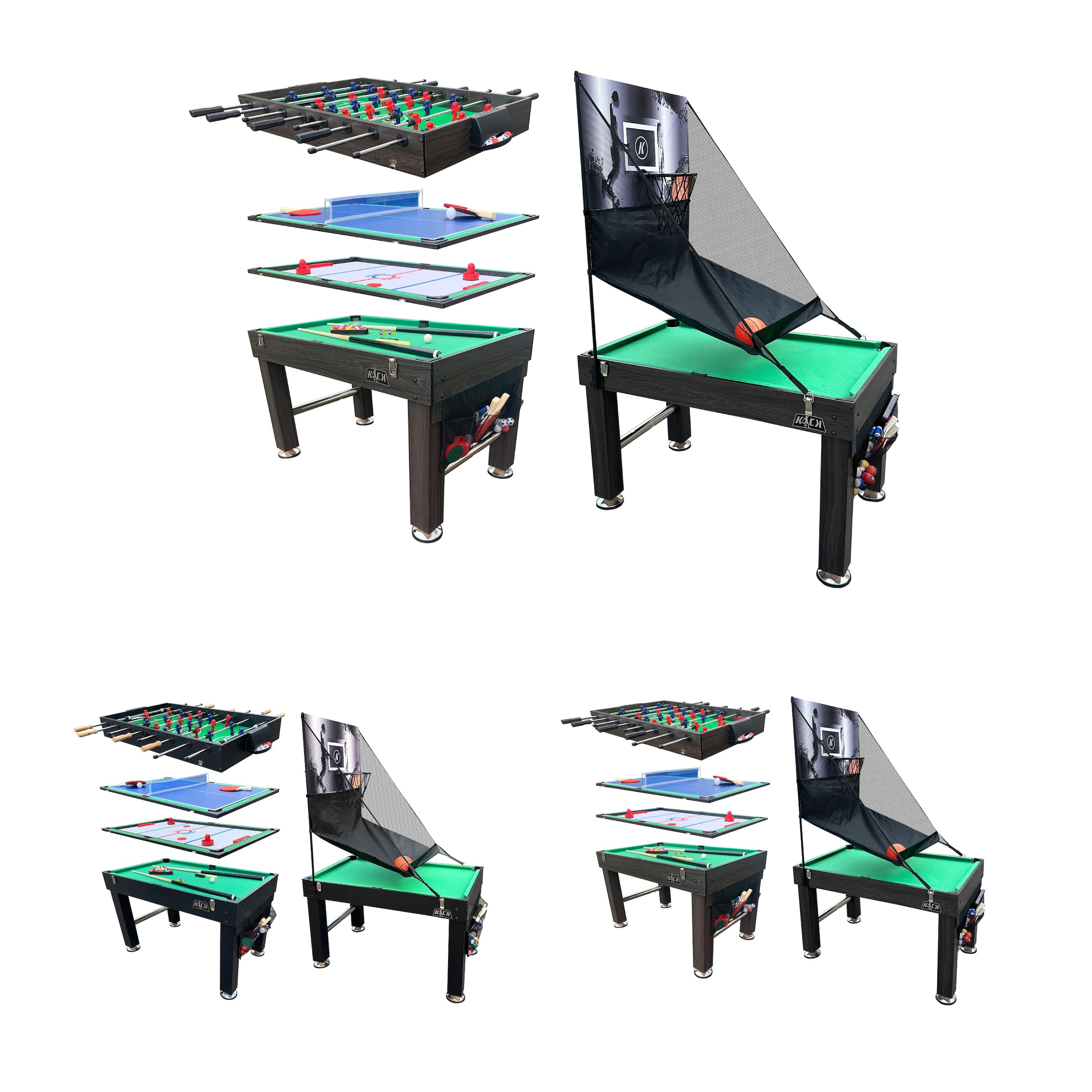 KICK Morpheus 55″ 5 in 1 Multi-Game Table Combo Arcade Set for Home, Game Room, Friends & Family