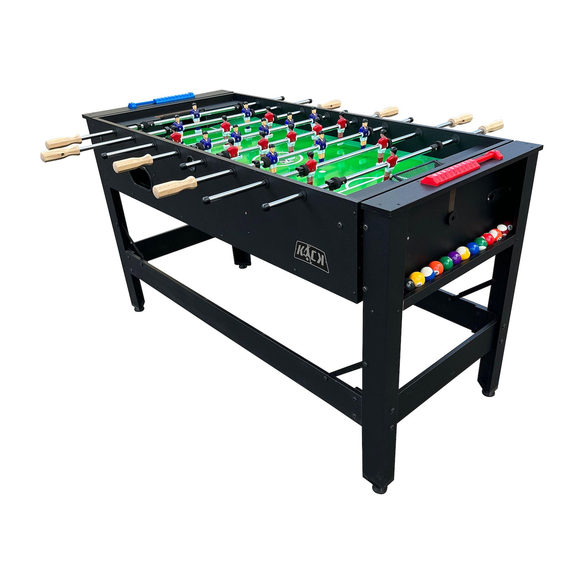 KICK Foosball Tables KICK Twain 48" 2-in-1 Swivel Multi Game Table - Billiards & Foosball-Home & Game Room Entertainment