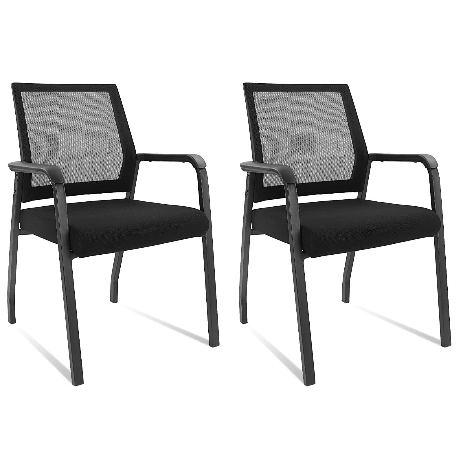 Mesh Seat Waiting Room Chair with Metal Frame