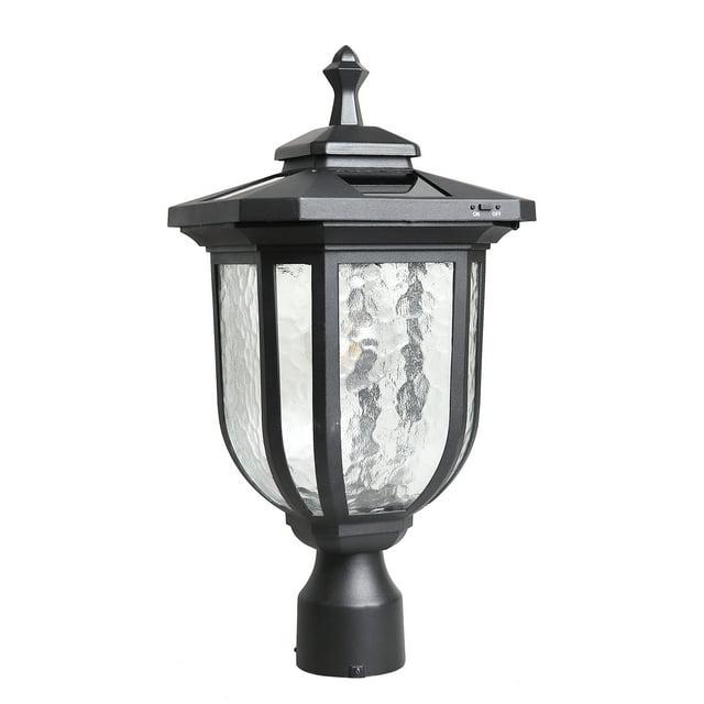 KMC KMC LIGHTING Solar Powered Lamp Post Light ST4322Q-A 120 Lumens Aluminum For Outdoor Garden Post Pole Landscape Yard Etc.