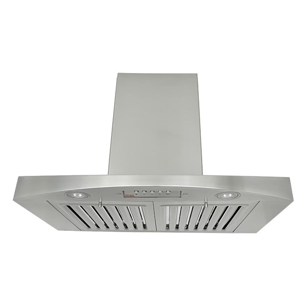 KOBE RA3830SQB-WM-1 Premium 30-inch Wall Mount Range Hood