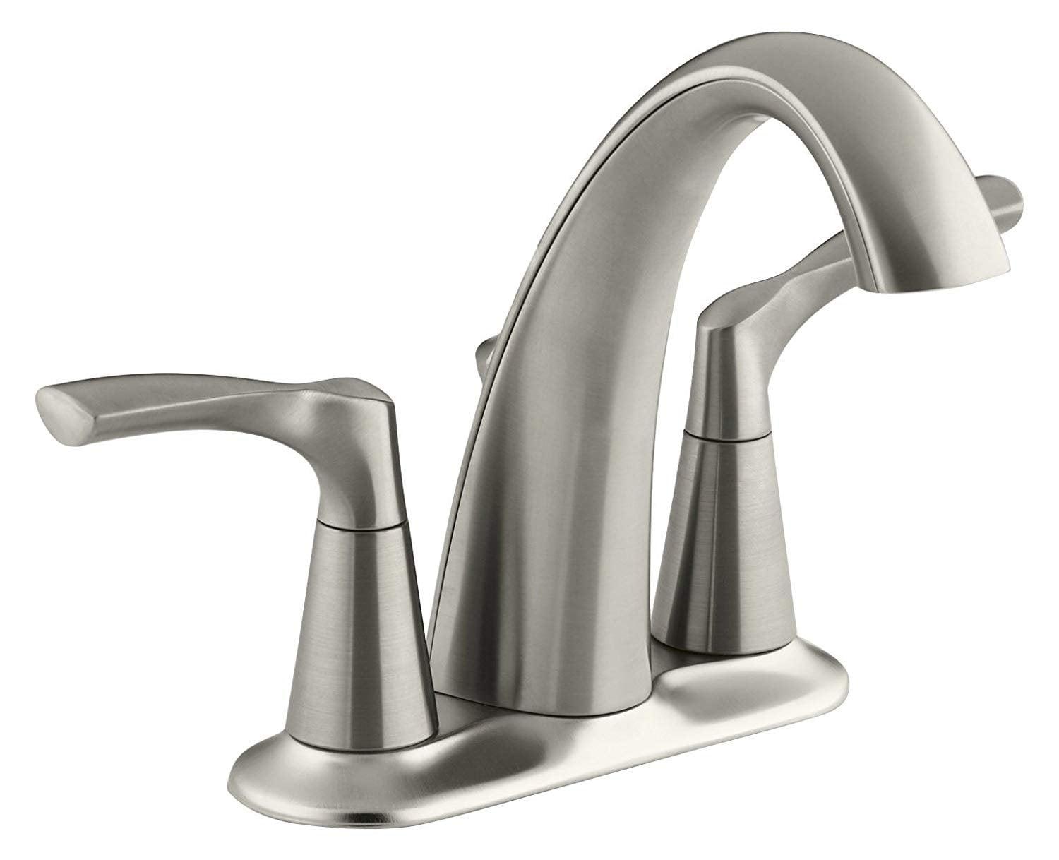 KOHLER/STERLING R37024-4D-BN Nickle 2Hand 4" Lav Faucet