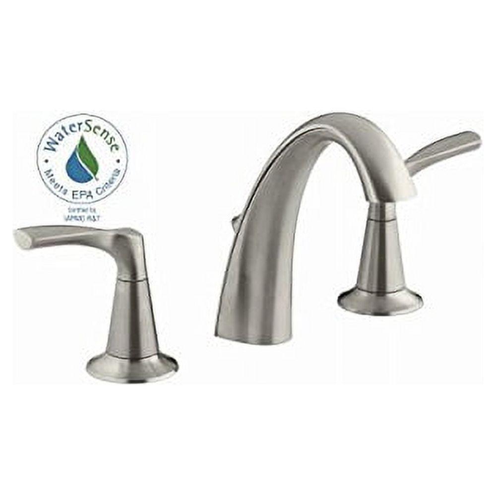 Elegant Brushed Nickel 8"-16" Widespread Bathroom Faucet