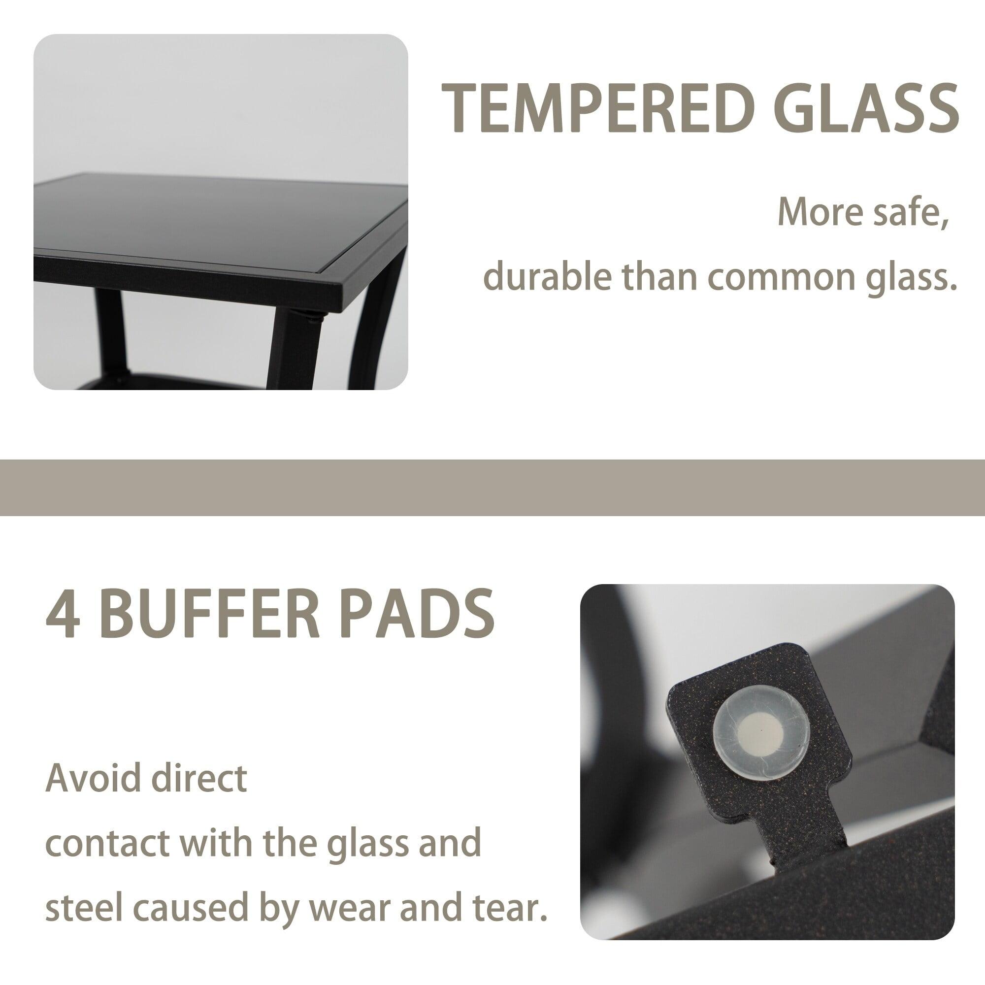 Mercury Row® Preciado 3 Piece Outdoor Patio Set With Cushions-Rocking Chair for Balcony, Lawn and Porch