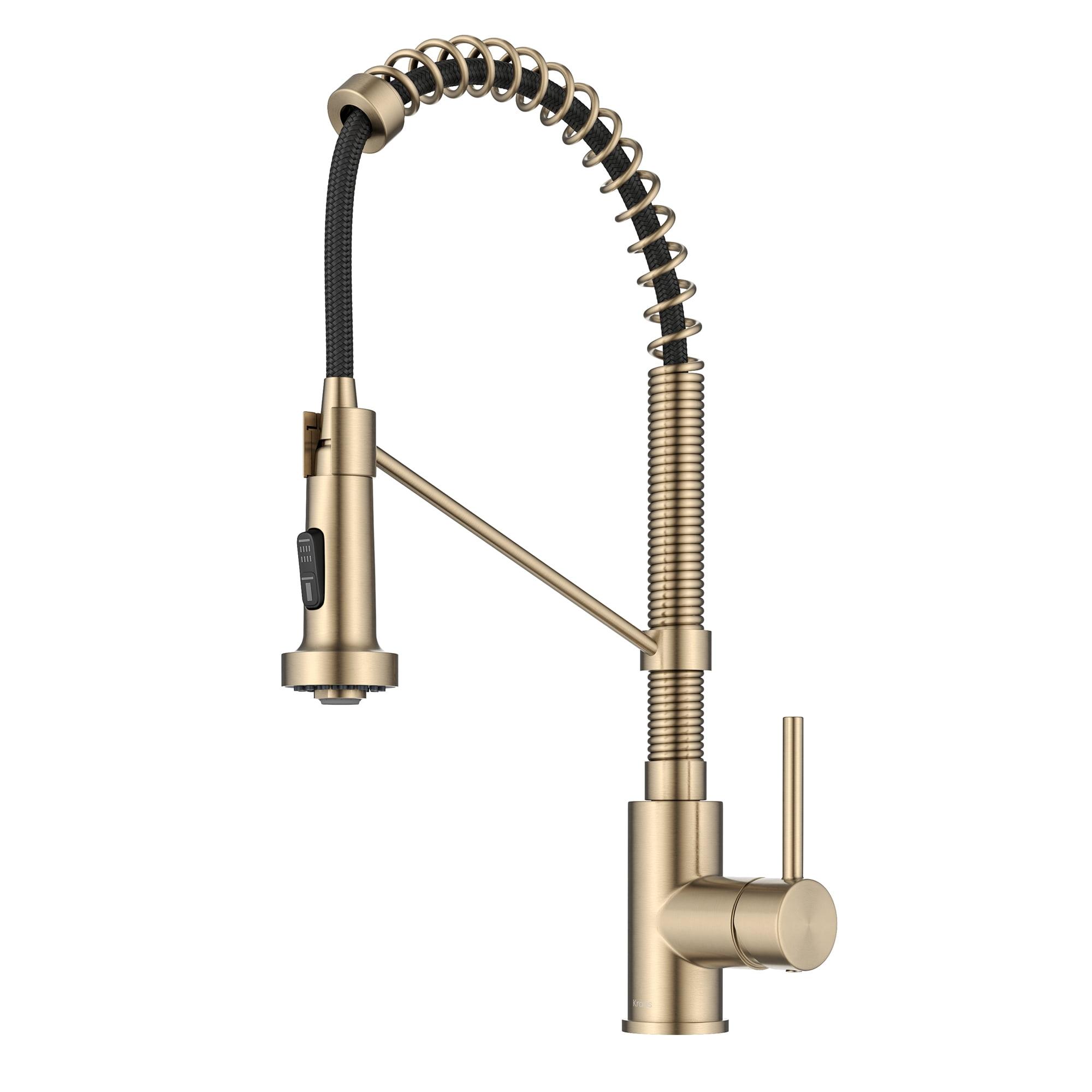 KRAUS Bolden Commercial Style 2-Function Single Handle Pull Down Kitchen Faucet
