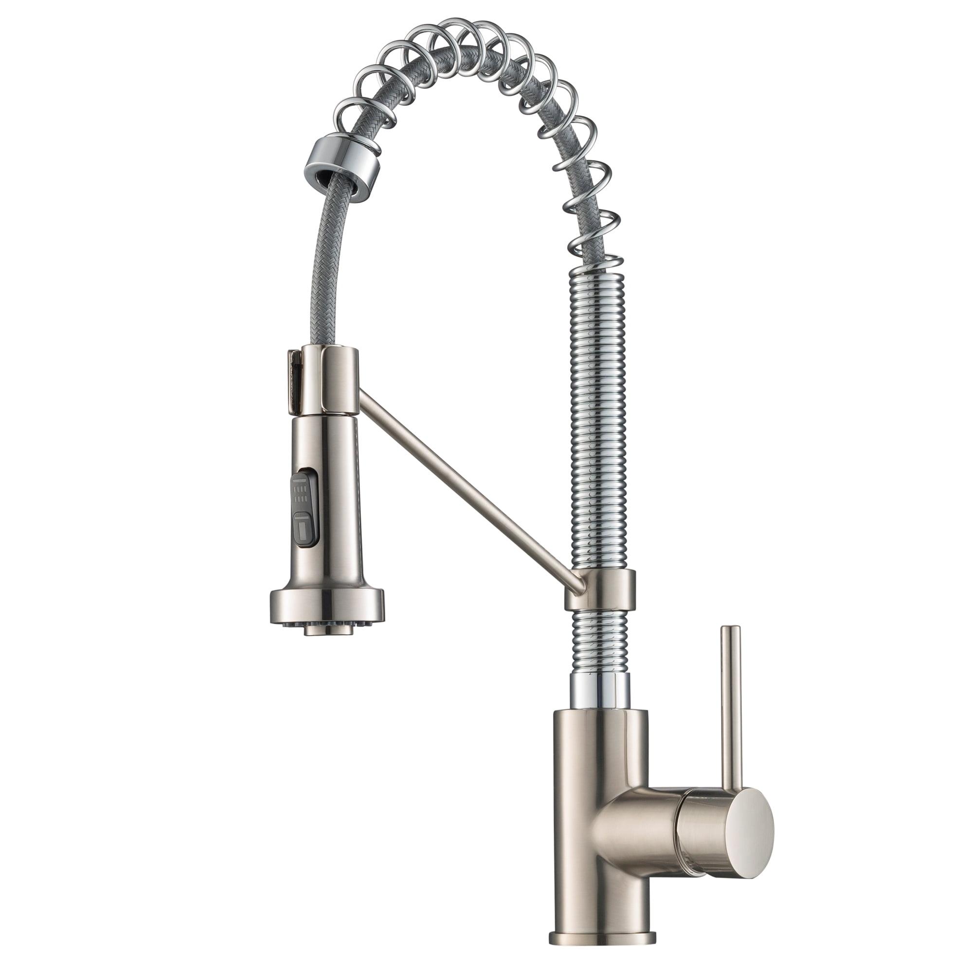 KRAUS Bolden Commercial Style 2-Function Single Handle Pull Down Kitchen Faucet