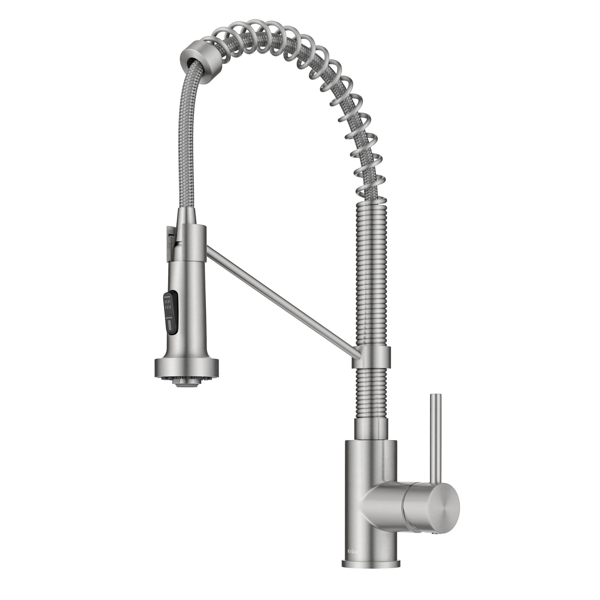 KRAUS Bolden Commercial Style 2-Function Single Handle Pull Down Kitchen Faucet