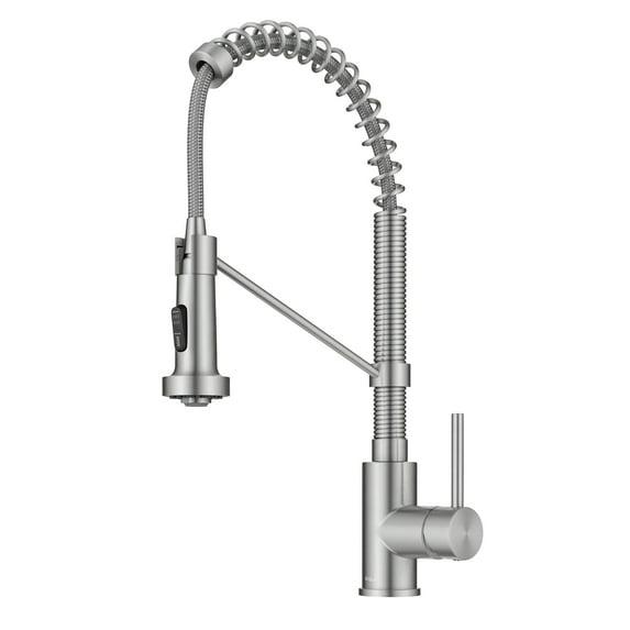 KRAUS Bolden Commercial Style 2-Function Single Handle Pull Down Kitchen Faucet