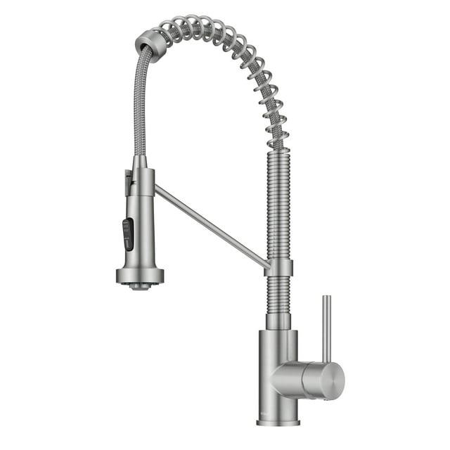 KRAUS Bolden Commercial Style 2-Function Single Handle Pull Down Kitchen Faucet