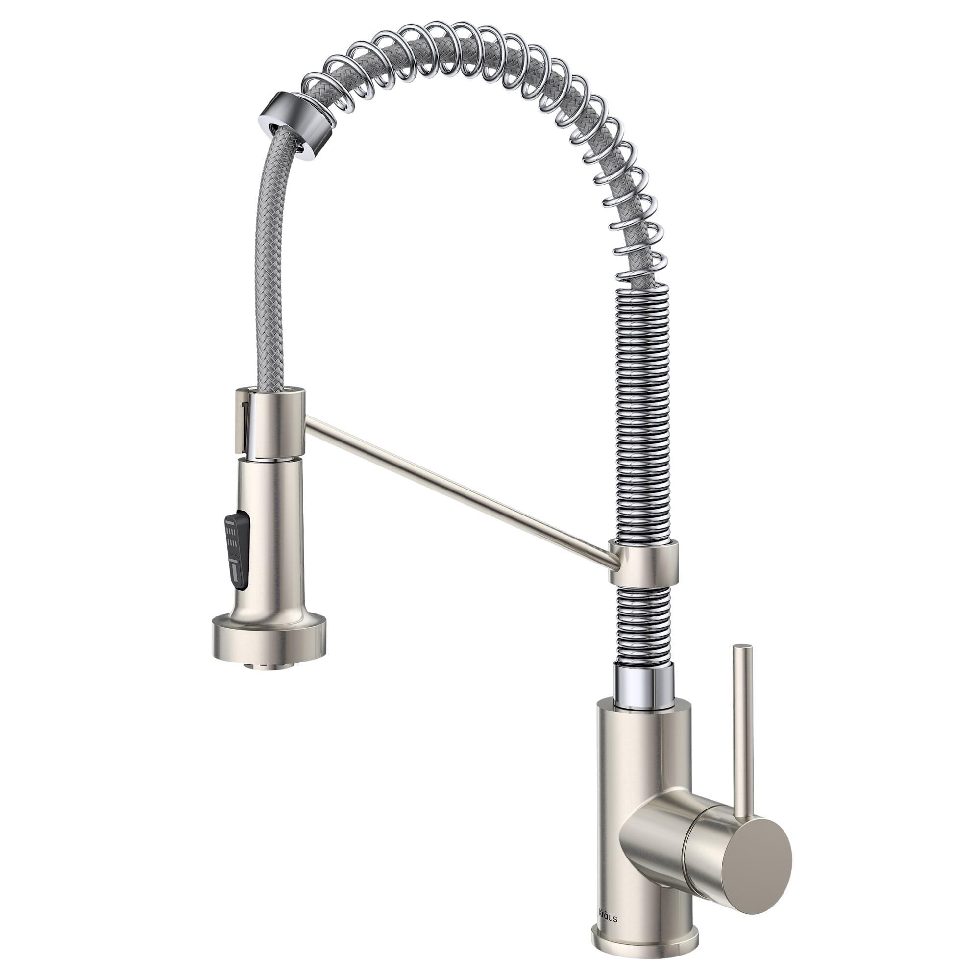 KRAUS Bolden Commercial Style 2-Function Single Handle Pull Down Kitchen Faucet