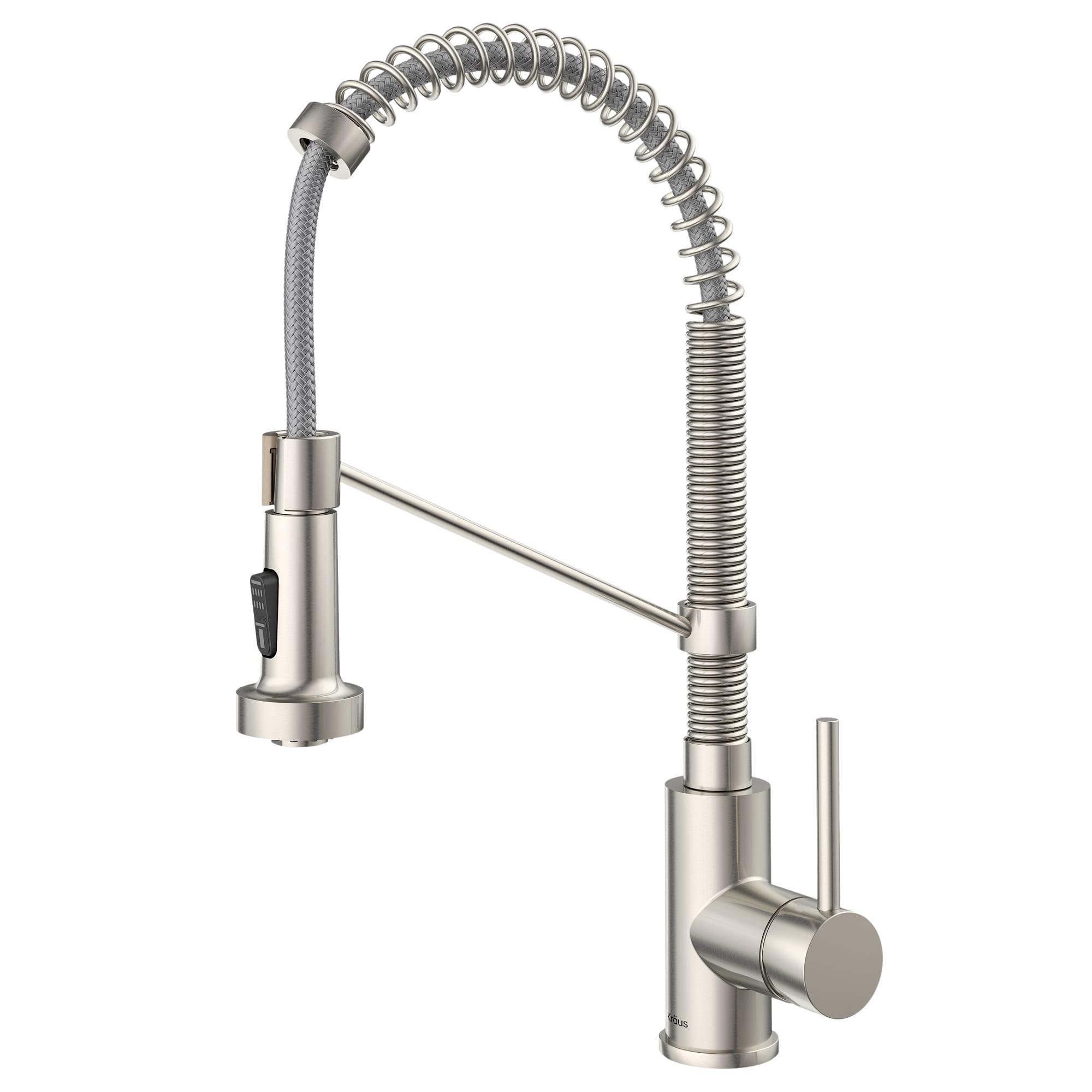 KRAUS Bolden Commercial Style 2-Function Single Handle Pull Down Kitchen Faucet