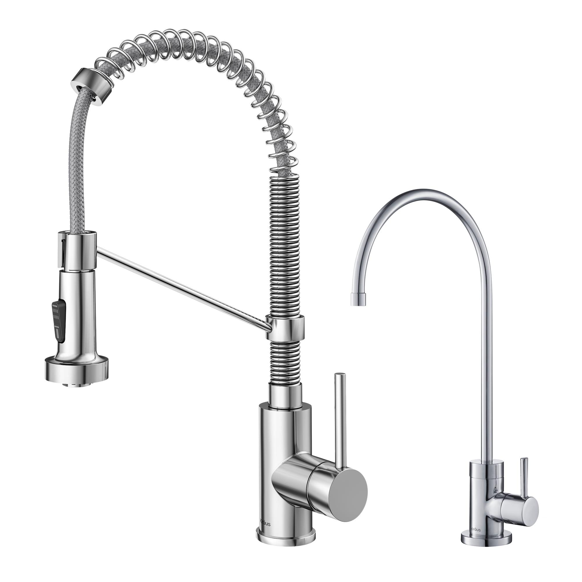 KRAUS Bolden Commercial Style 2-Function Single Handle Pull Down Kitchen Faucet