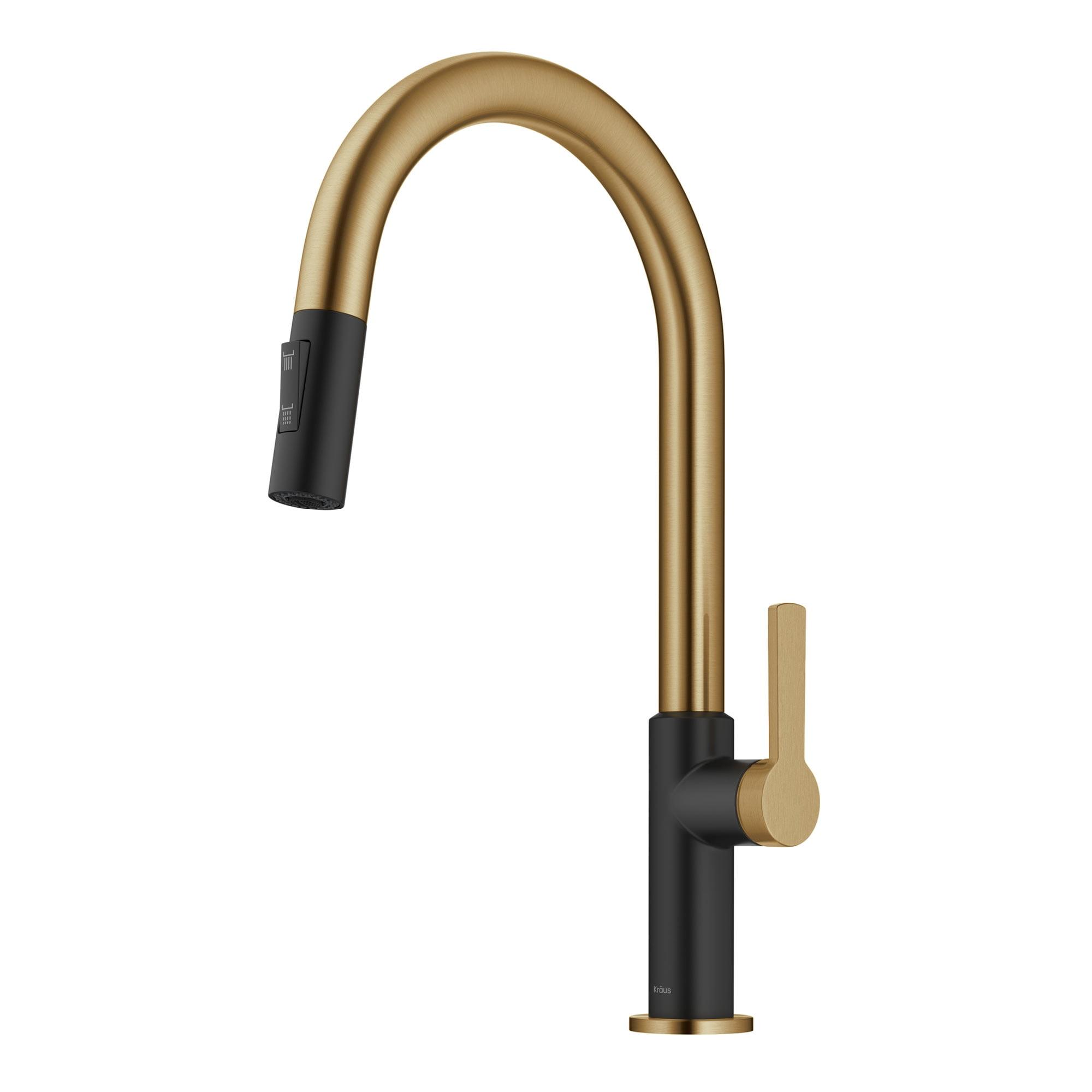 KRAUS Oletto Single Handle Pull Down Kitchen Faucet