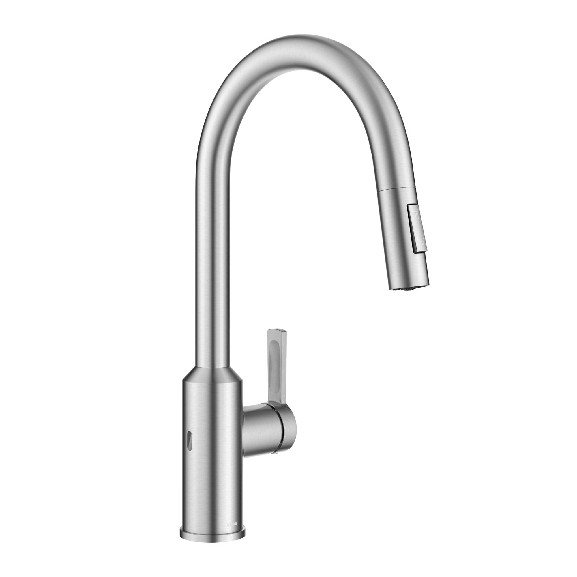 KRAUS Oletto Touchless Sensor Pull-Down Single Handle Kitchen Faucet