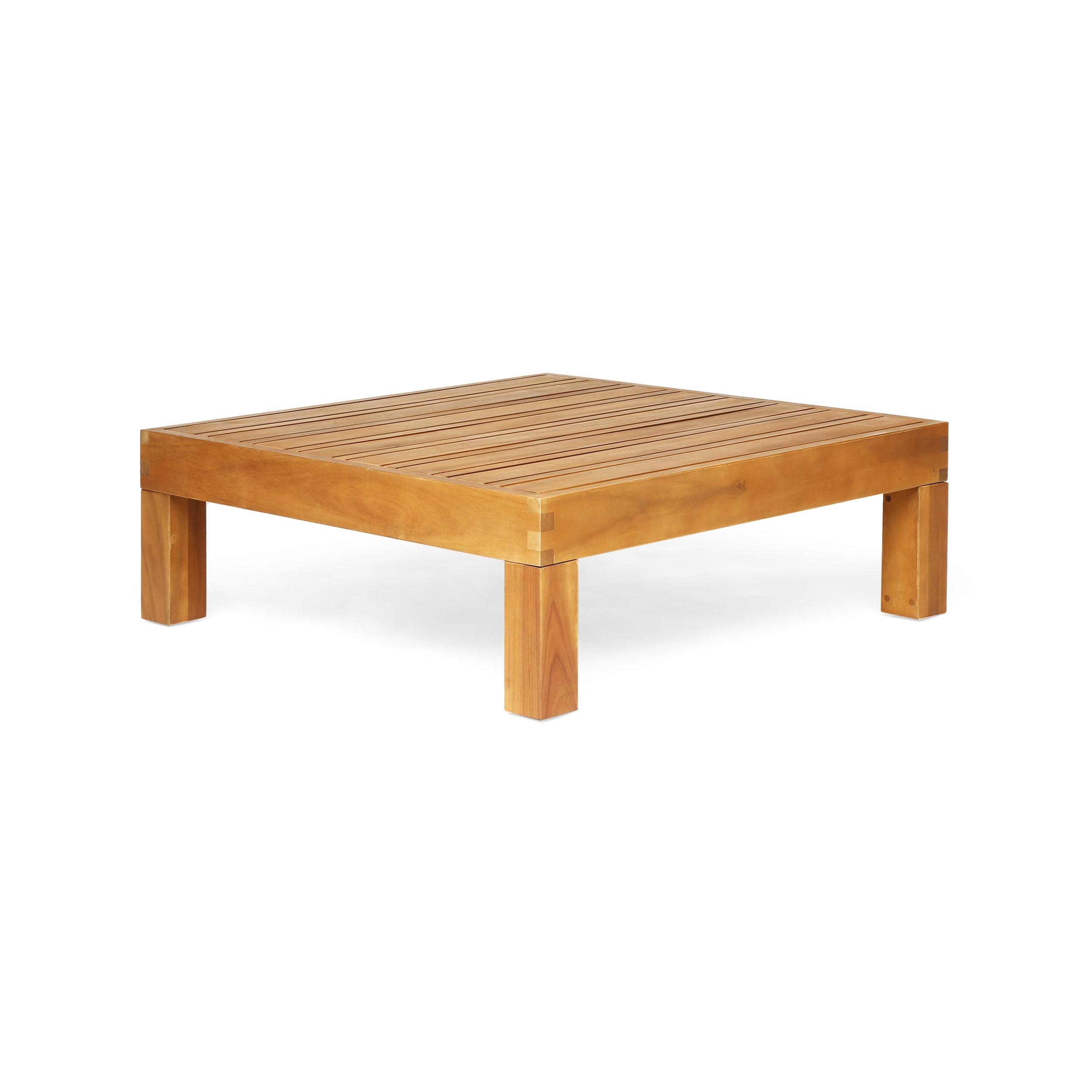 Kaena Teak Square Wood Outdoor Coffee Table