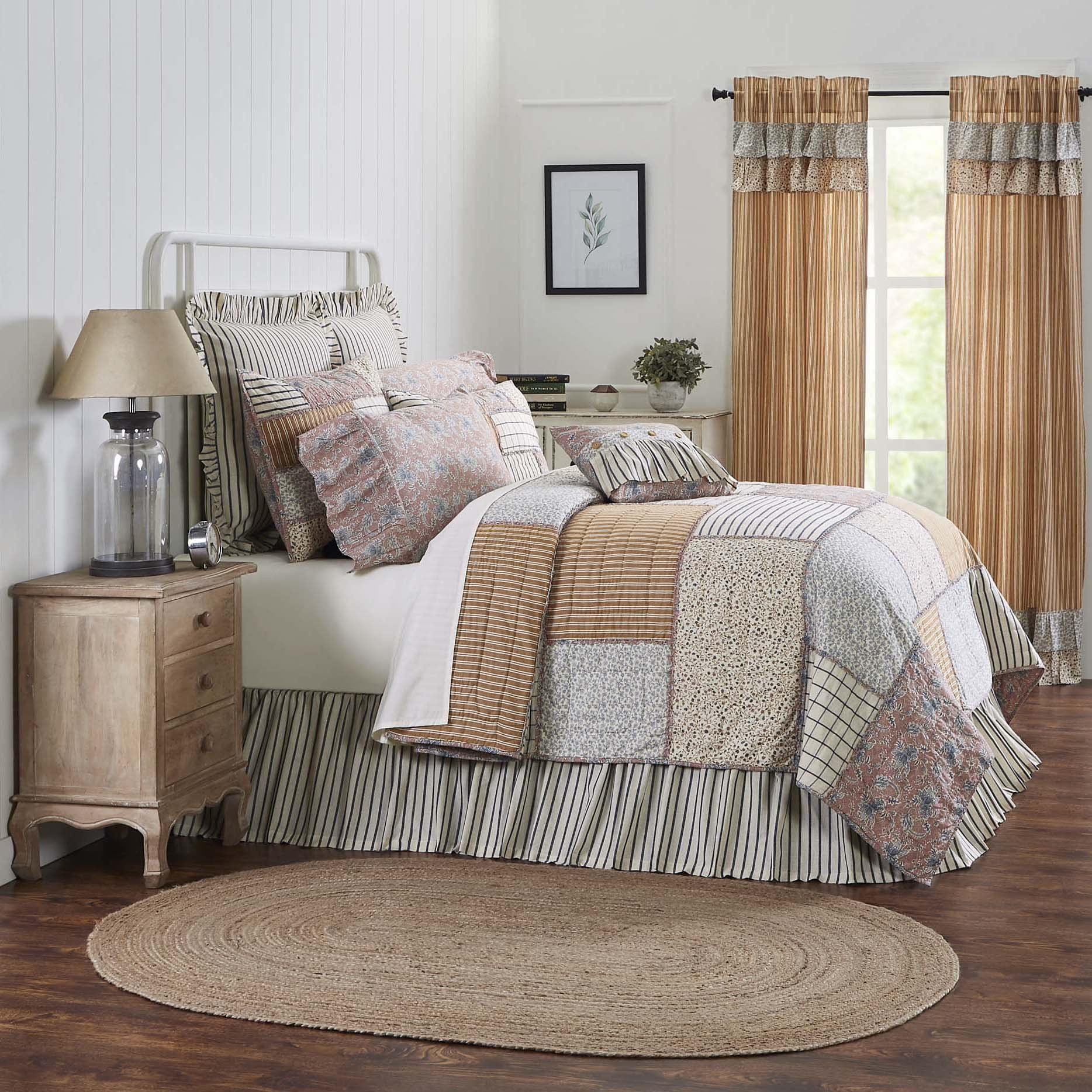 Kailia Cotton Twill Patchwork Quilt