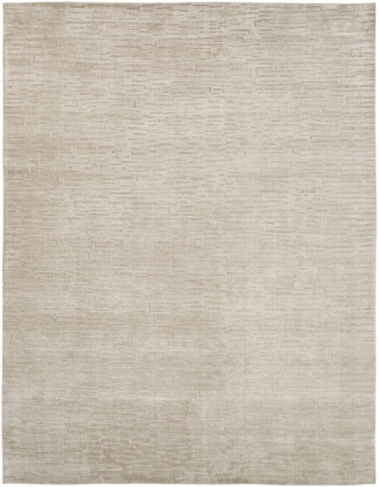 Kalaty Renzo Area Rug RZ-542 Taupe Monotone Single-Color 7' 6" x 9' 6" Rectangle
