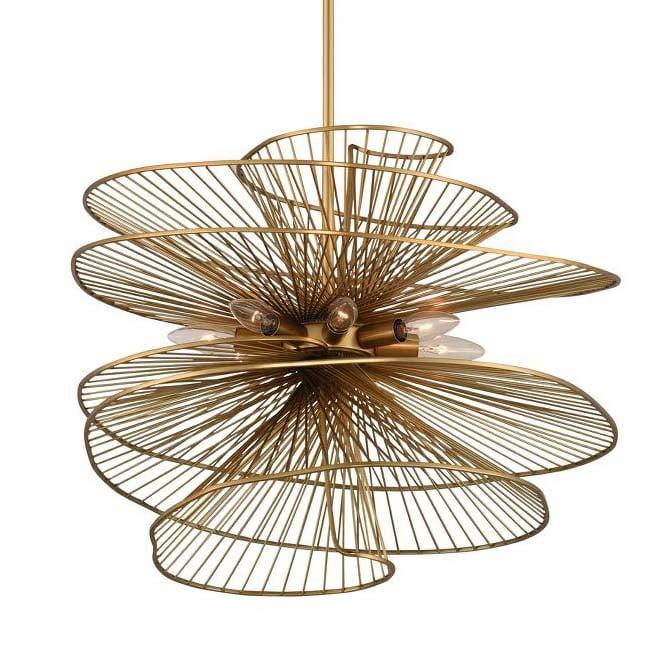 Aurora Stainless Steel Chandelier