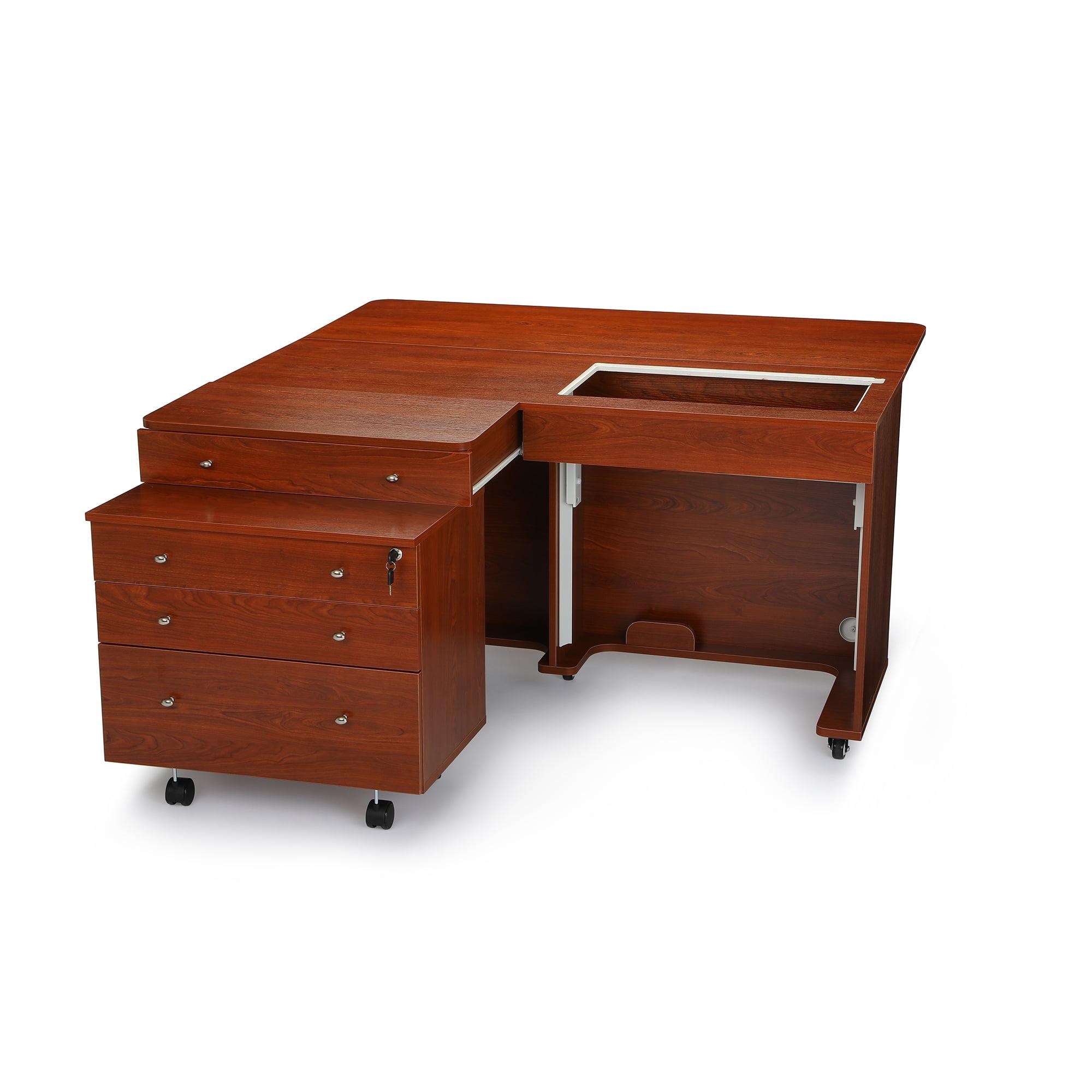 Kangaroo & Joey Hydraulic Lift Sewing Cabinet and Storage Caddy Combo by Kangaroo Sewing Furniture