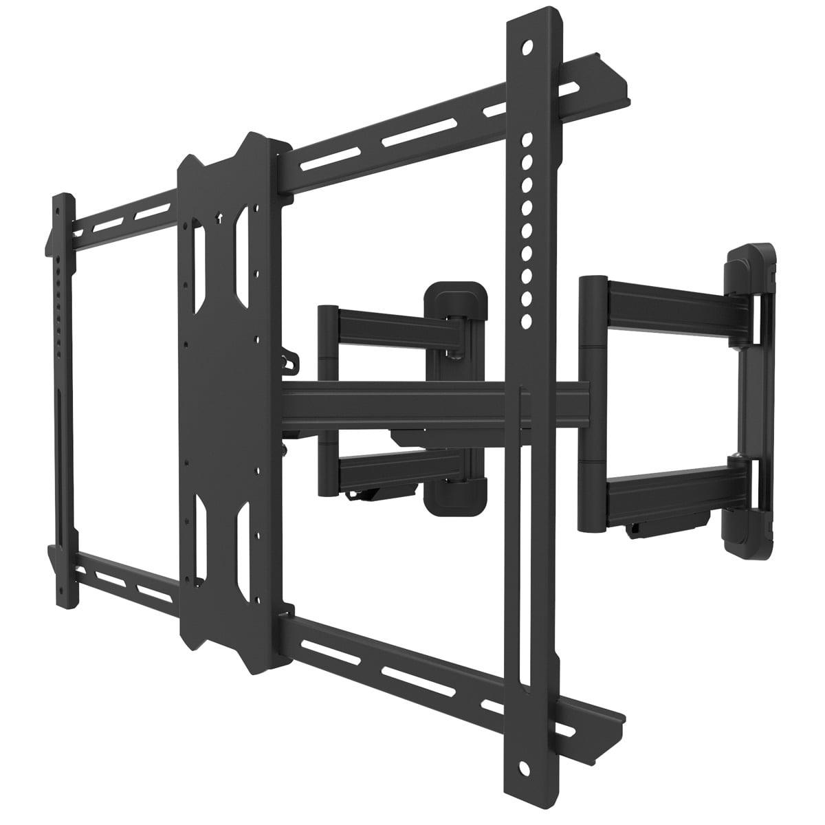 FlexiMount Black Steel Full-Motion Corner TV Mount for 37"-70"