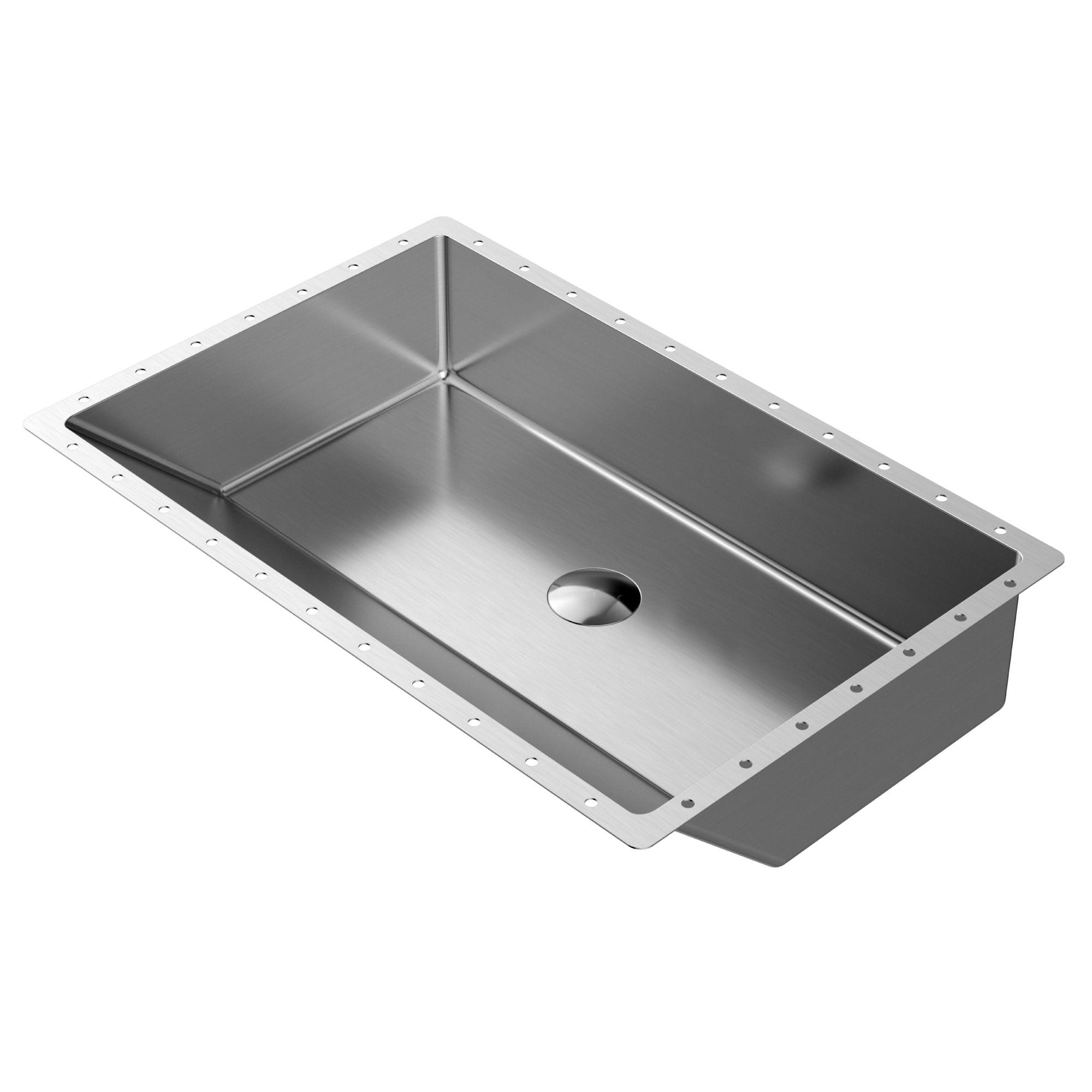 Karran Cinox 15.75'' Stainless Steel Rectangular Bathroom Sink