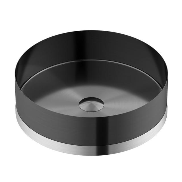 Karran Cinox 15.75'' Stainless Steel Circular Bathroom Sink