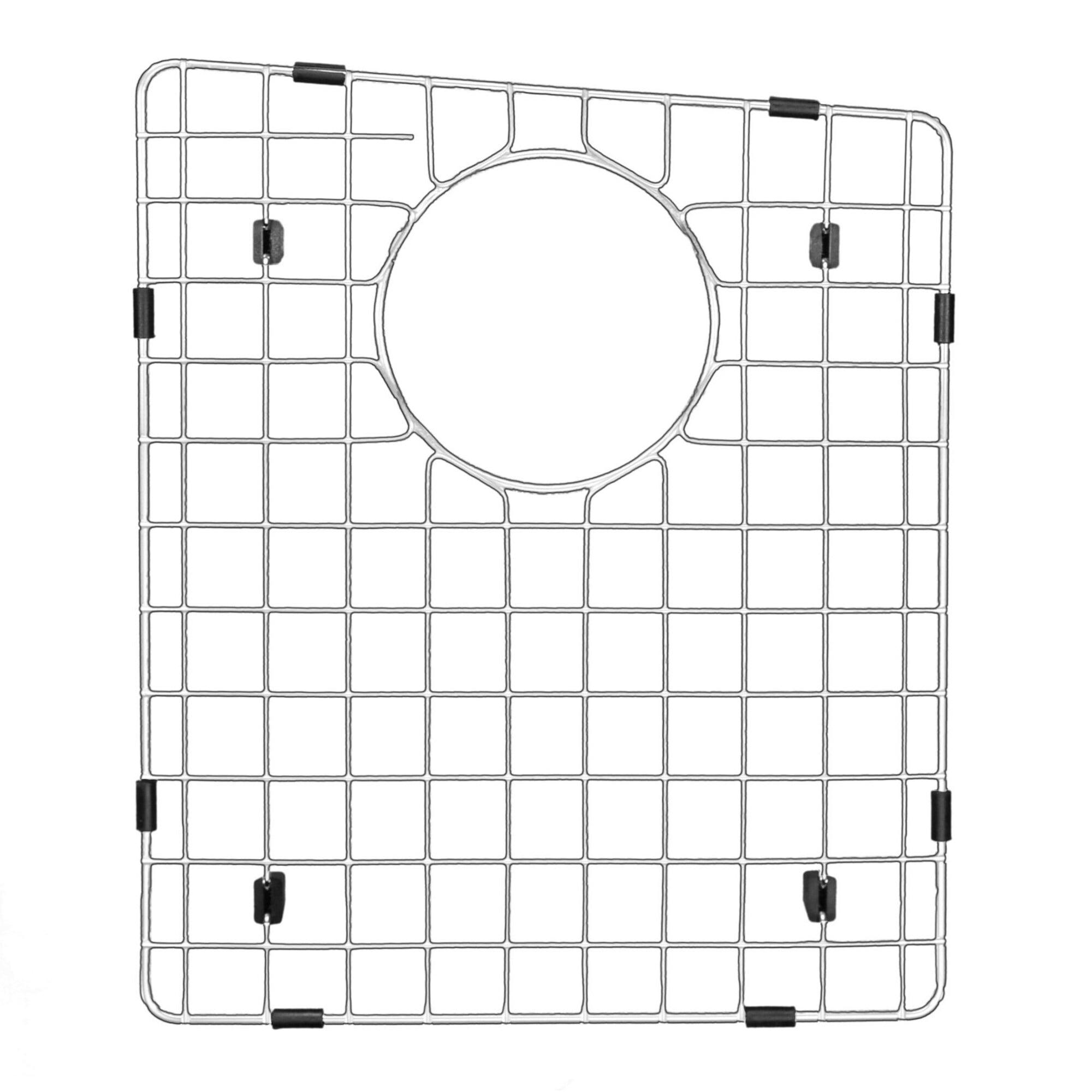 Karran 12-3/4 In. X 15 In. Stainless Steel Bottom Grid Fits Qt-710 / Qu-710