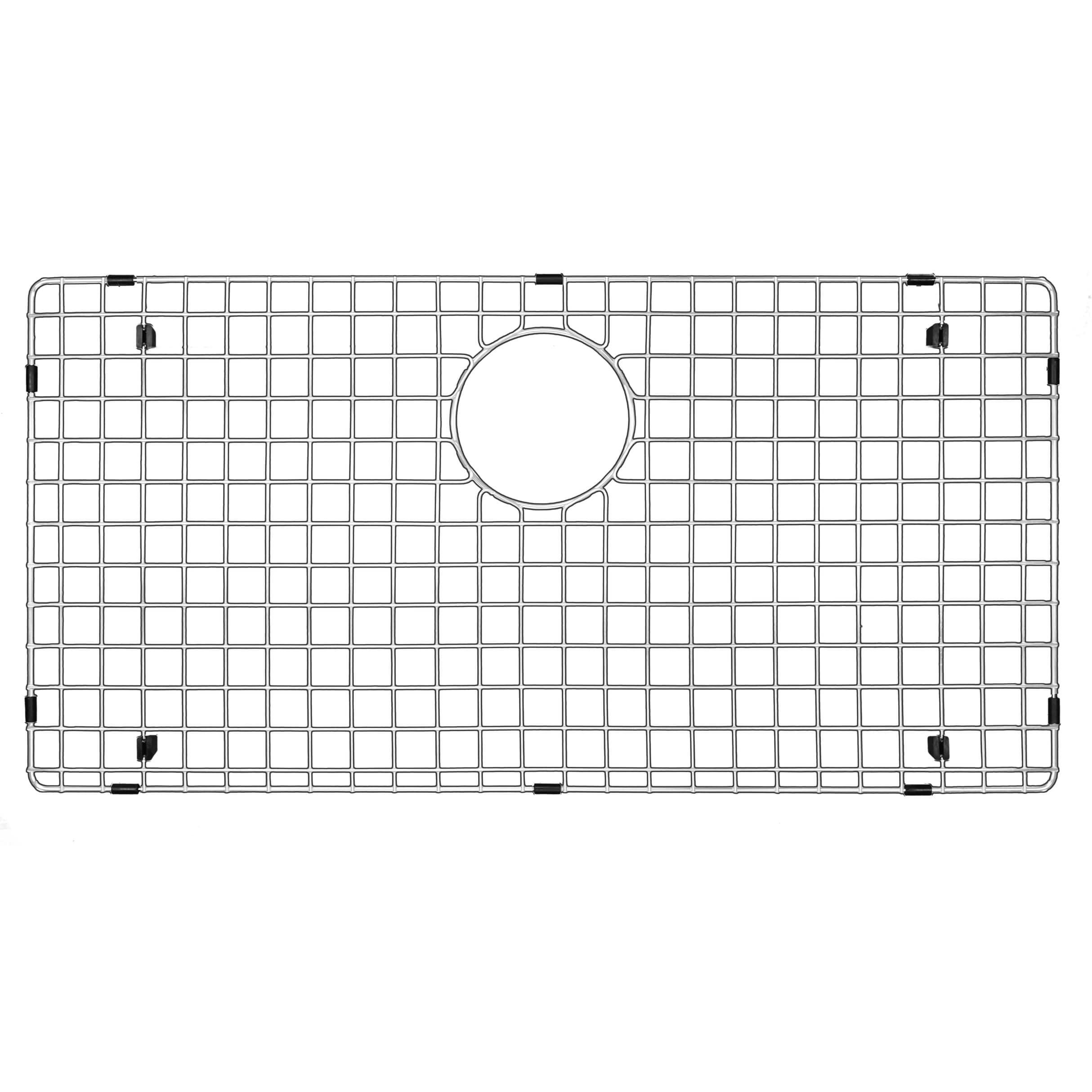 Karran 28-1/4 In. X 14-1/4 In. Stainless Steel Bottom Grid Fits Qt-812 and Qu-812