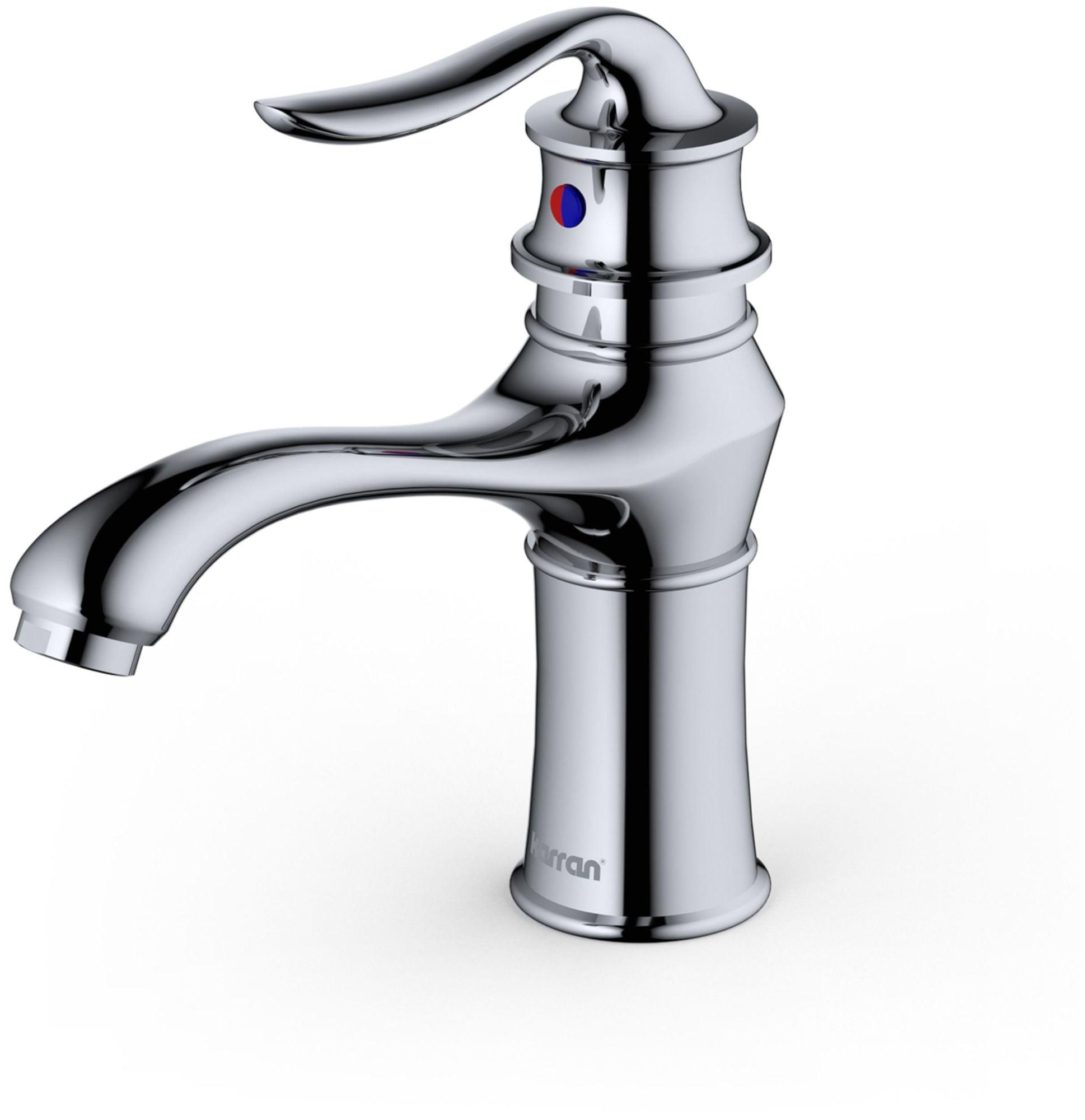 Dartford Chrome Single Handle Basin Faucet with Pop-Up Drain