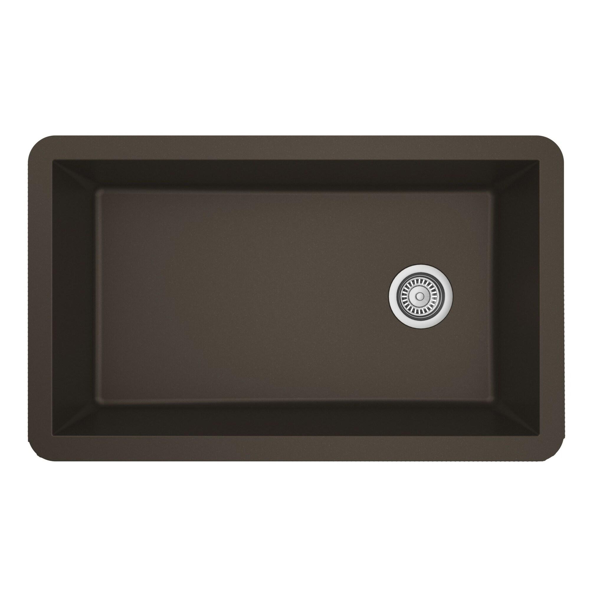 Karran Undermount Quartz Composite 31-3/4'' X 19-1/4'' Single Bowl Kitchen Sink