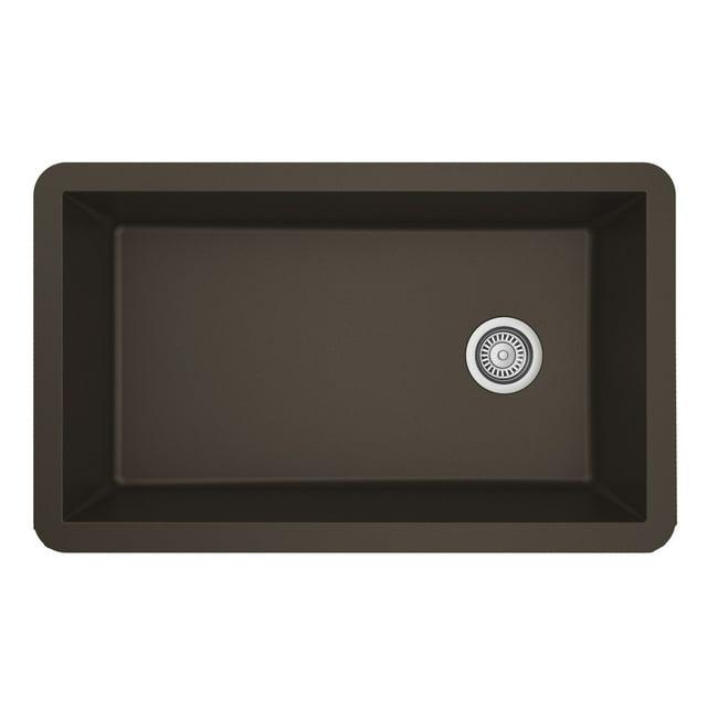Karran Undermount Quartz Composite 31-3/4'' X 19-1/4'' Single Bowl Kitchen Sink