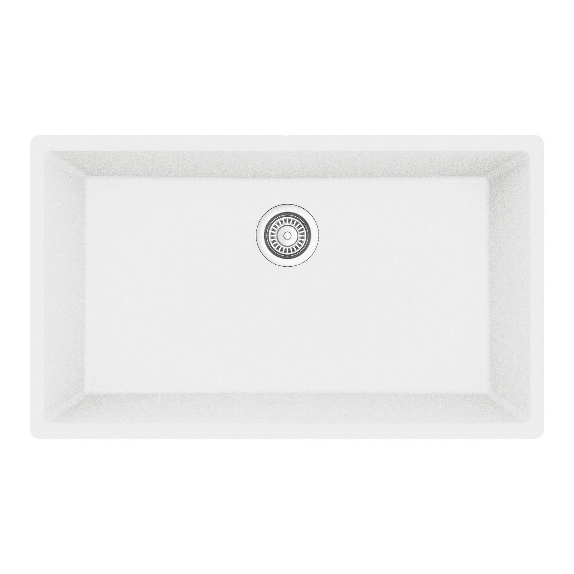 Karran Quartz 32-1/4'' X 19-1/4'' Large Single Bowl Undermount Kitchen Sink