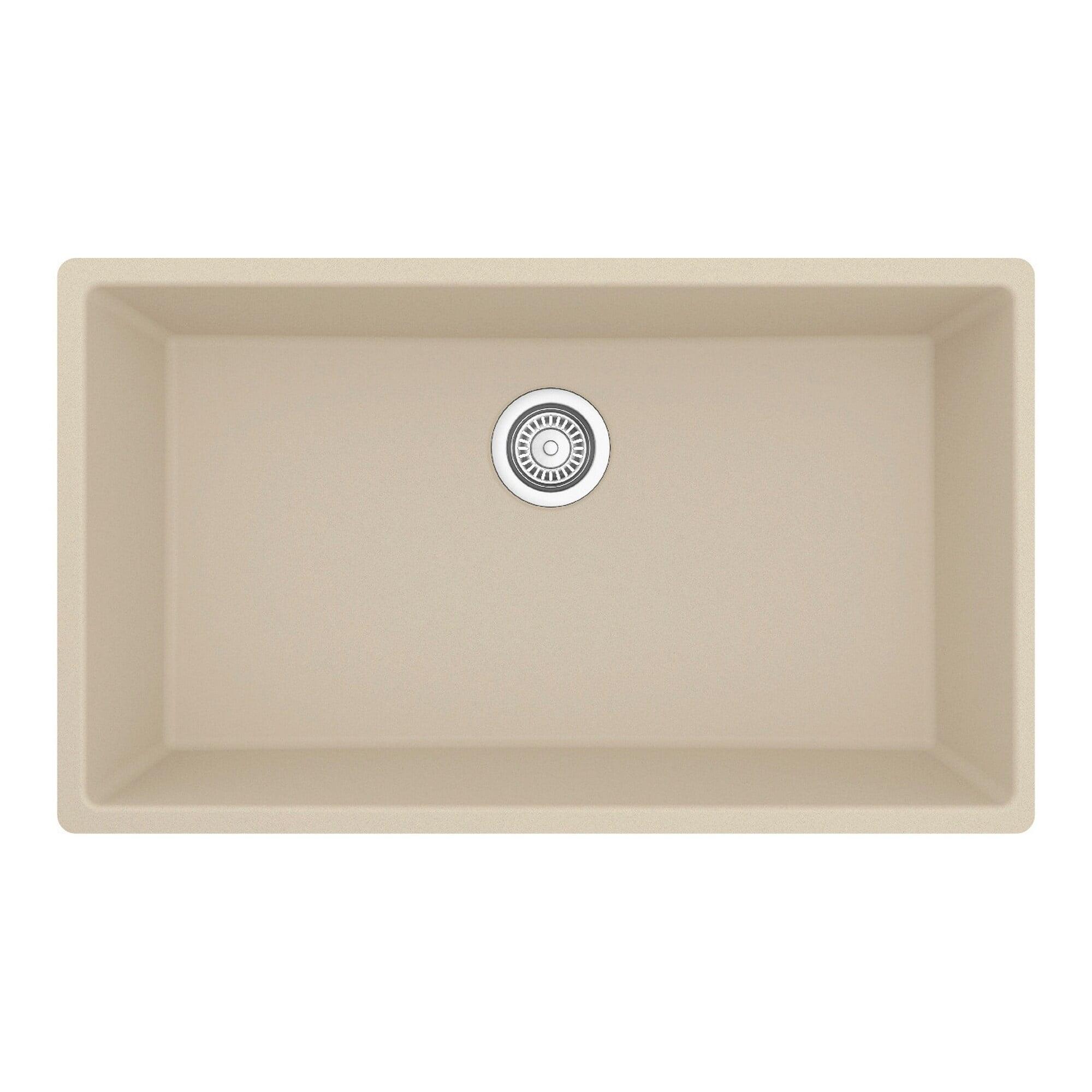 Karran Quartz 32-1/4'' X 19-1/4'' Large Single Bowl Undermount Kitchen Sink