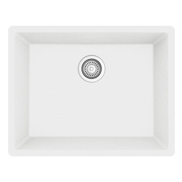 Karran Quartz 24-3/8'' X 19-1/8'' Single Bowl Undermount Kitchen Sink